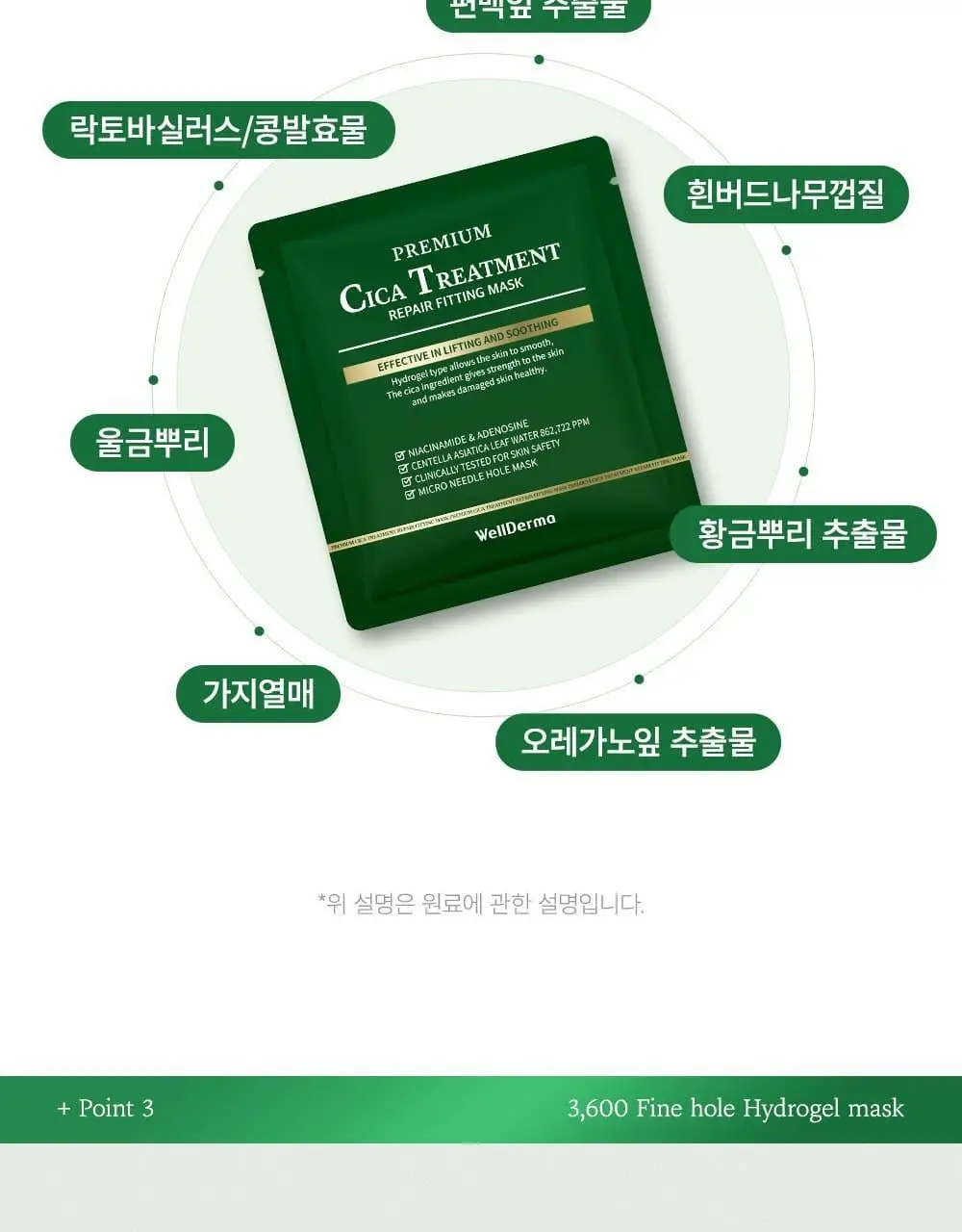 [증정이벤트/탄력광채수분진정] 웰더마 겔마스크팩 4매, 4종 택1 (콜라겐/시카/레티놀/PDRN) 상세페이지 45